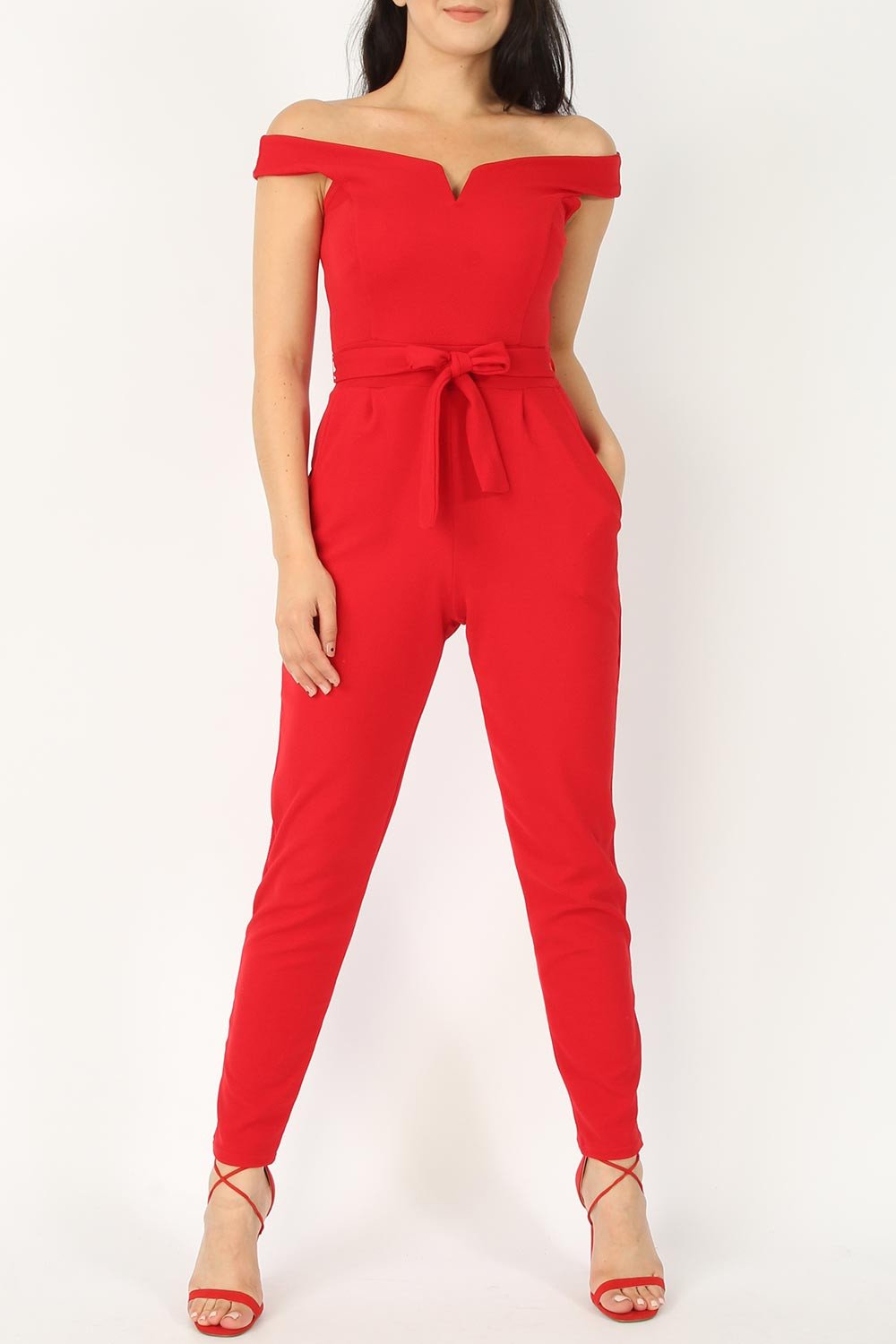 [Bardot Jumpsuit] - Glamournaire